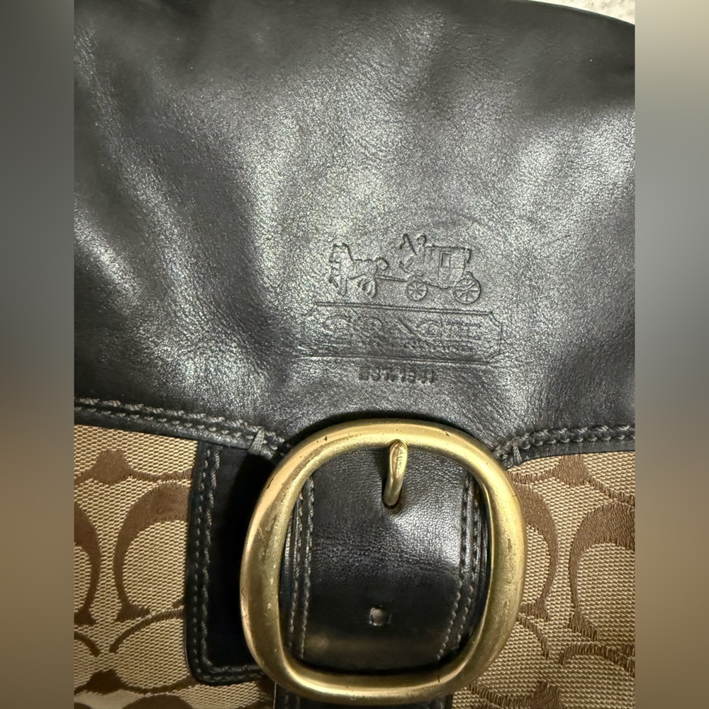 Coach Brown and Black  Legact Bleeker Signature Crossbody Bag - Picture 6 of 15
